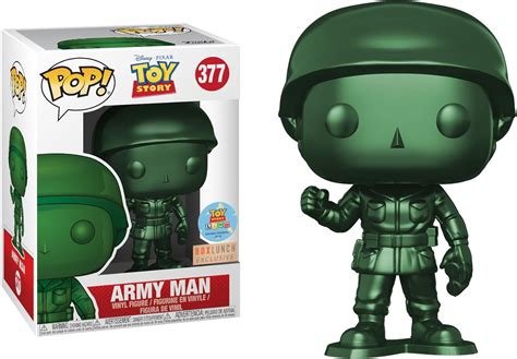 funko 377 army man metallic box lunch|Funko Pop! Disney Pixar Toy Story Army Man (Metallic) Vinyl .